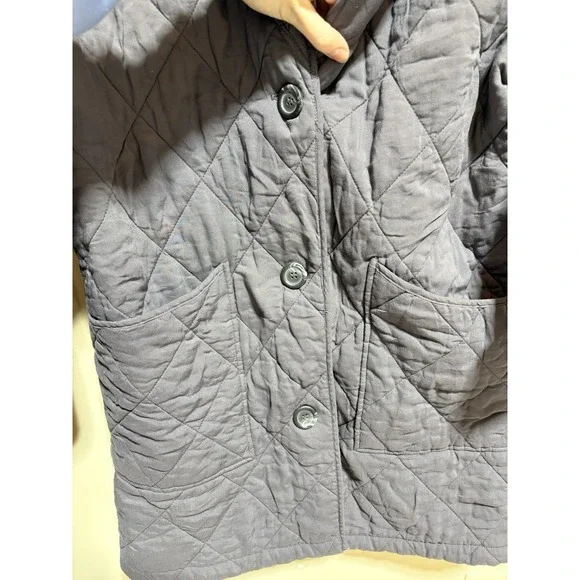 Free People Women's XS Oversized Gray Quilted Happy Day Dreamer Jacket - Picture 7 of 13